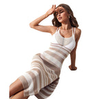 Damen Strickkleid mit seitlichen Schlitzen R&B