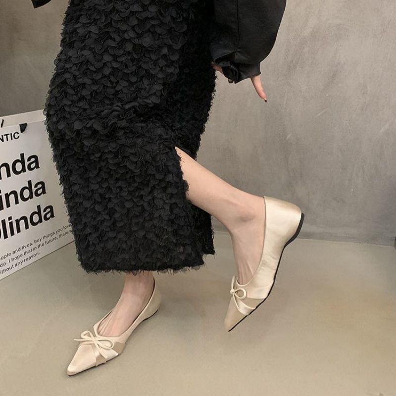 Damen Ballerinas mit zierlichem Schleifenakzent R&B