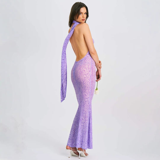 Damen Elegantes Wickelkleid mit asymmetrischem Hals und figurbetontem Schnitt R&B