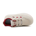 Damen modische Sneakers mit Herz-Applikationen und dämpfender Laufsohle R&B
