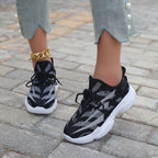 Damen Sportliche Sneakers mit innovativer Strickoberfläche und flexibler Laufsohle R&B