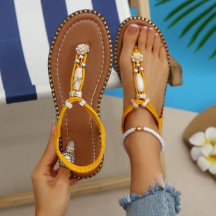 Damen Glitzernde Zehentrenner-Sandalen mit luxuriösen Schmuckdetails R&B