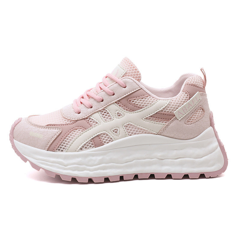 Damen Sneakers mit atmungsaktivem Mesh-Obermaterial und dämpfender Laufsohle R&B