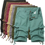 Herren Cargo-Shorts mit praktischen Taschen und verstellbarem Kordelzug