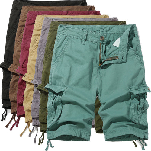 Herren Cargo-Shorts mit praktischen Taschen und verstellbarem Kordelzug R&B