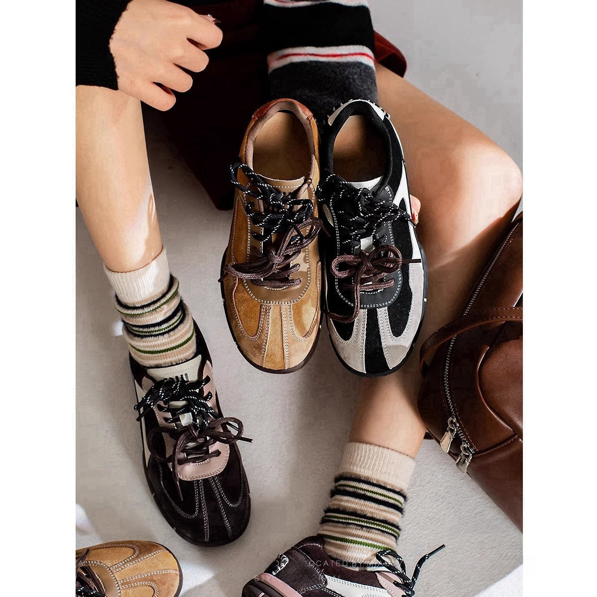Damen Sportliche Lifestyle Sneakers mit herausnehmbarer Innensohle R&B