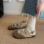 Damen Komfortable Sandalen mit verstellbaren Riemen und ergonomischer Sohle R&B