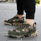 Damen Sportliche Sneaker im Camouflage-Design mit dämpfenden Sohlen