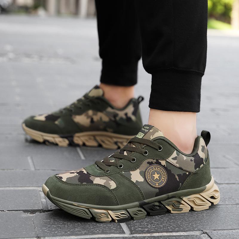 Damen Sportliche Sneaker im Camouflage-Design mit dämpfenden Sohlen