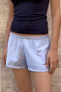 Damen Schlafshorts im gestreiften Design