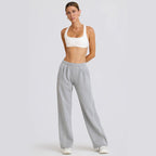 Damen Sportliche Freizeithose mit weitem Schnitt und praktischen Taschen R&B