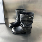 Damen Stiefel mit modischer Schließenverzierung und flexiblem Komfort R&B