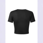 Damen Crop-T-Shirt mit fröhlichem Kirschmotiv R&B