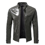 Herren Lederjacke mit hochwertigem Finish