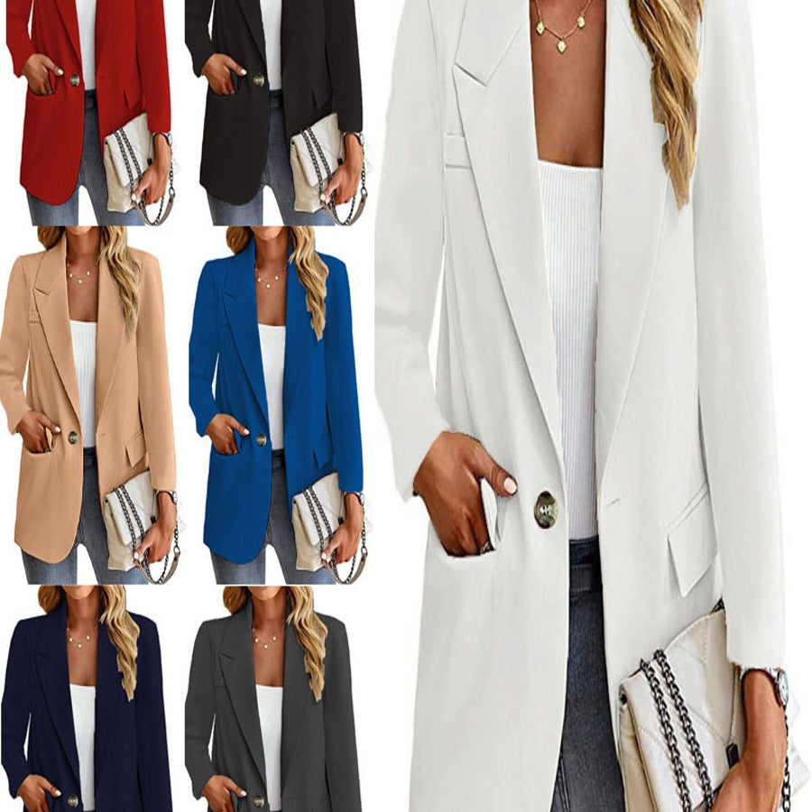 Damen Blazer mit modischen Taschen und elegantem Schnitt R&B