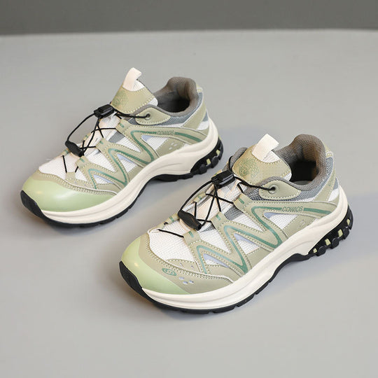 Damen Sportliche Laufschuhe mit elastischen Schnürsystem und atmungsaktiver Mesh-Oberfläche R&B
