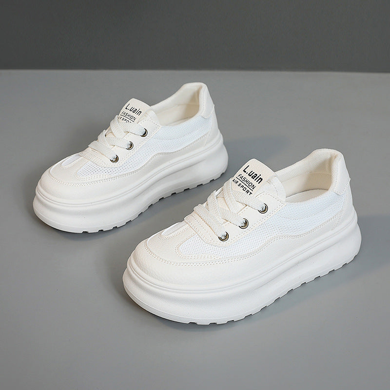 Damen modische Lifestyle Sneaker mit dicker Laufsohle und atmungsaktivem Obermaterial R&B