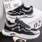 Damen Trendige Sneaker mit atmungsaktivem Mesh-Obermaterial und stoßdämpfender Sohle R&B