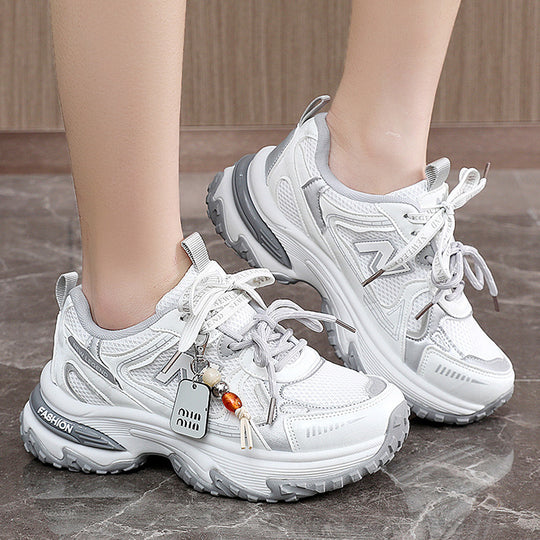 Damen Sportliche Sneakers mit atmungsaktiver Mesh-Oberfläche und dämpfender Laufsohle R&B 1771555686