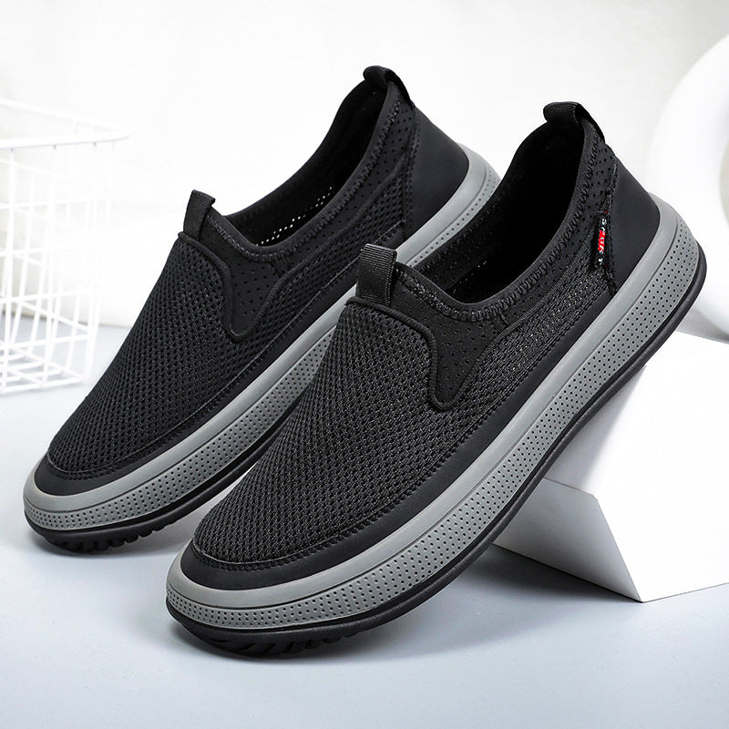Damen Bequeme und atmungsaktive Slip-On Sneakers mit besonders weichem Innenfutter