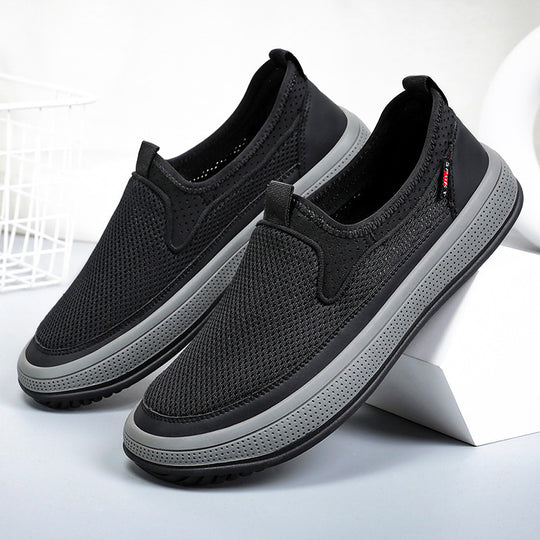 Damen Bequeme und atmungsaktive Slip-On Sneakers mit besonders weichem Innenfutter R&B
