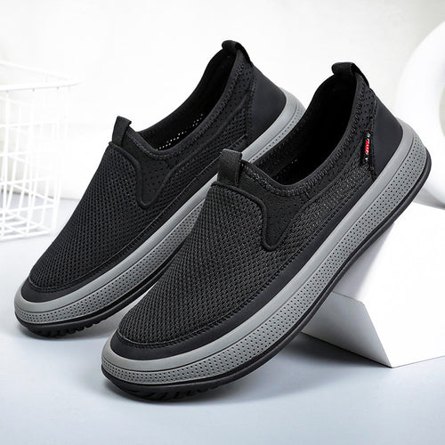 Damen Bequeme und atmungsaktive Slip-On Sneakers mit besonders weichem Innenfutter R&B