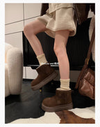 Damen trendige Winterstiefel mit komfortabler Sohle und dekorativen Sternen R&B