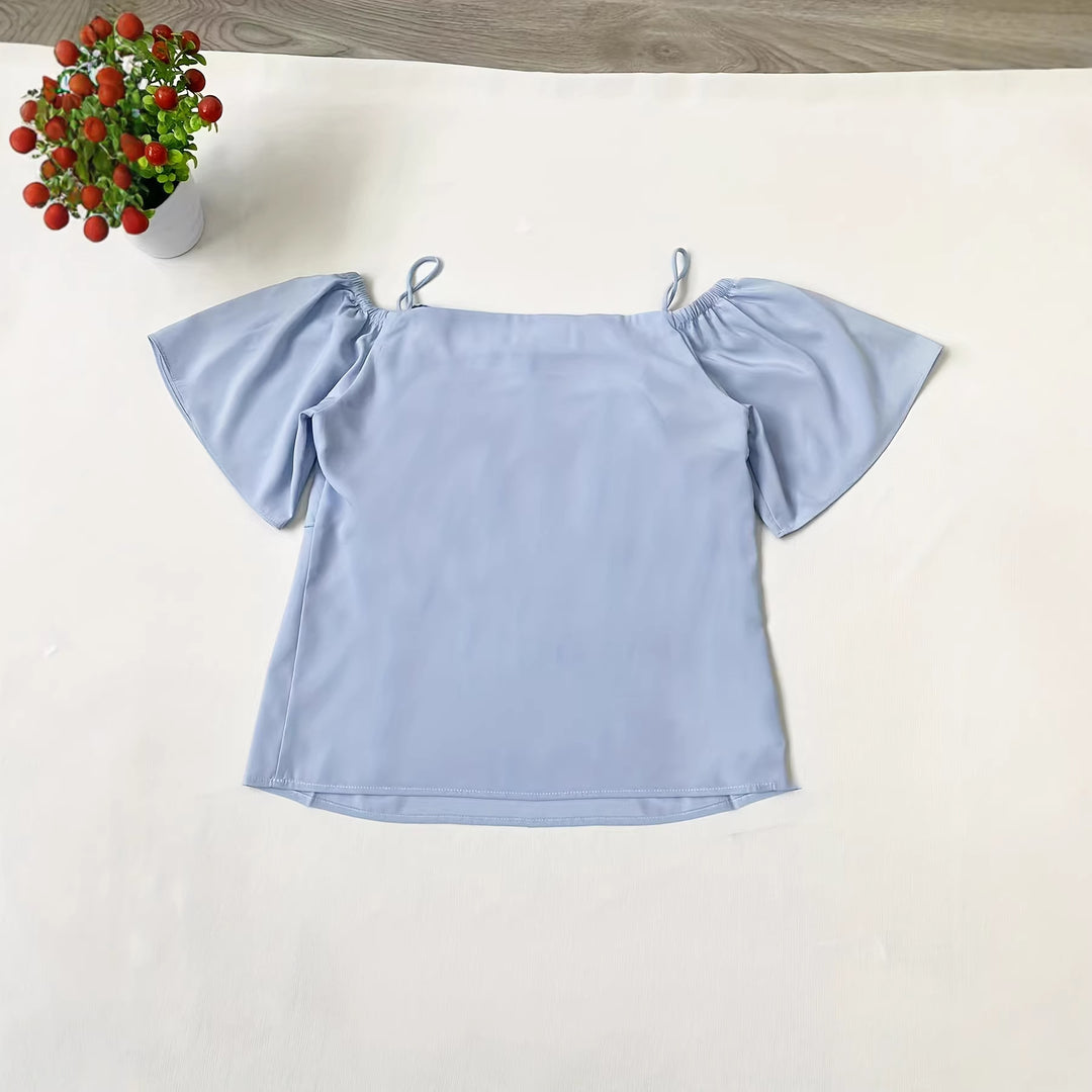 Damen Bluse mit Volants R&B