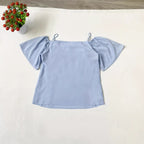 Damen Bluse mit Volants R&B