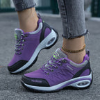 Damen Sportliche Sneakers mit dämpfender Luftpolsterung und flexibler Sohle R&B