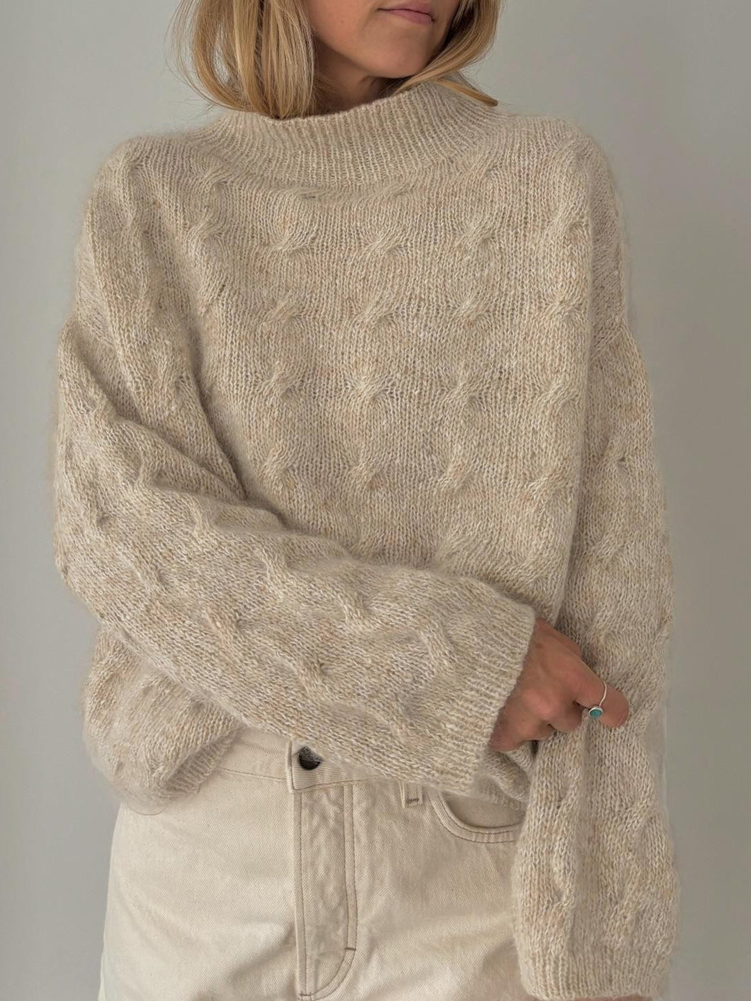 Damen Grobstrickpullover R&B
