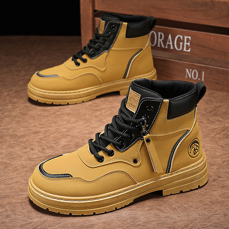 Damen Hohe Stiefel mit rutschfester Sohle und robustem Obermaterial