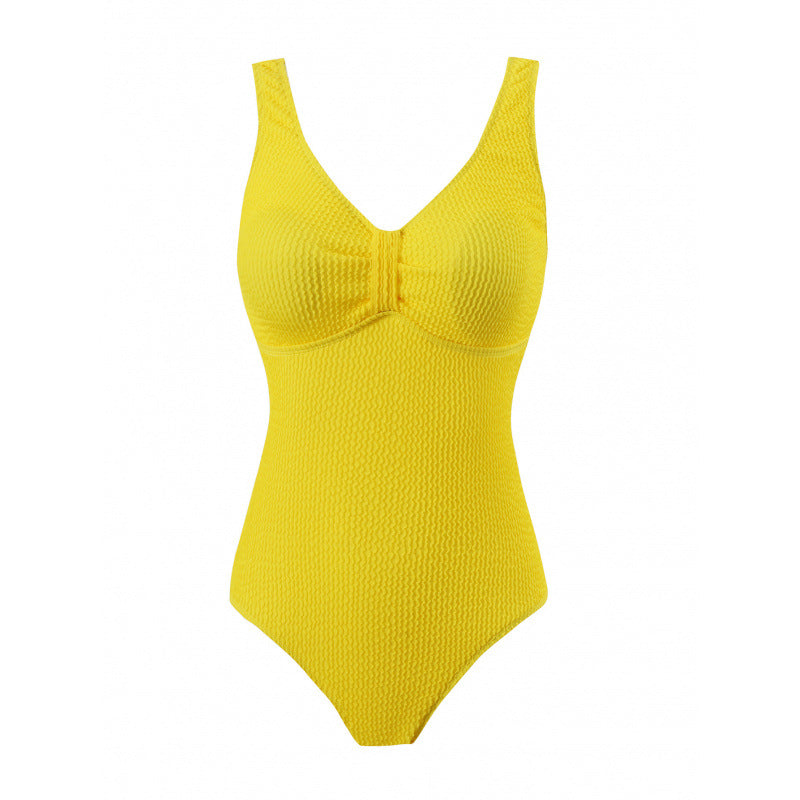 Damen Einteiler Badeanzug mit figurformendem Design und attraktivem Rüschendetail R&B