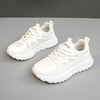 Damen Sportliche Sneakers mit atmungsaktiver Mesh-Struktur und gepolsterter Sohle R&B