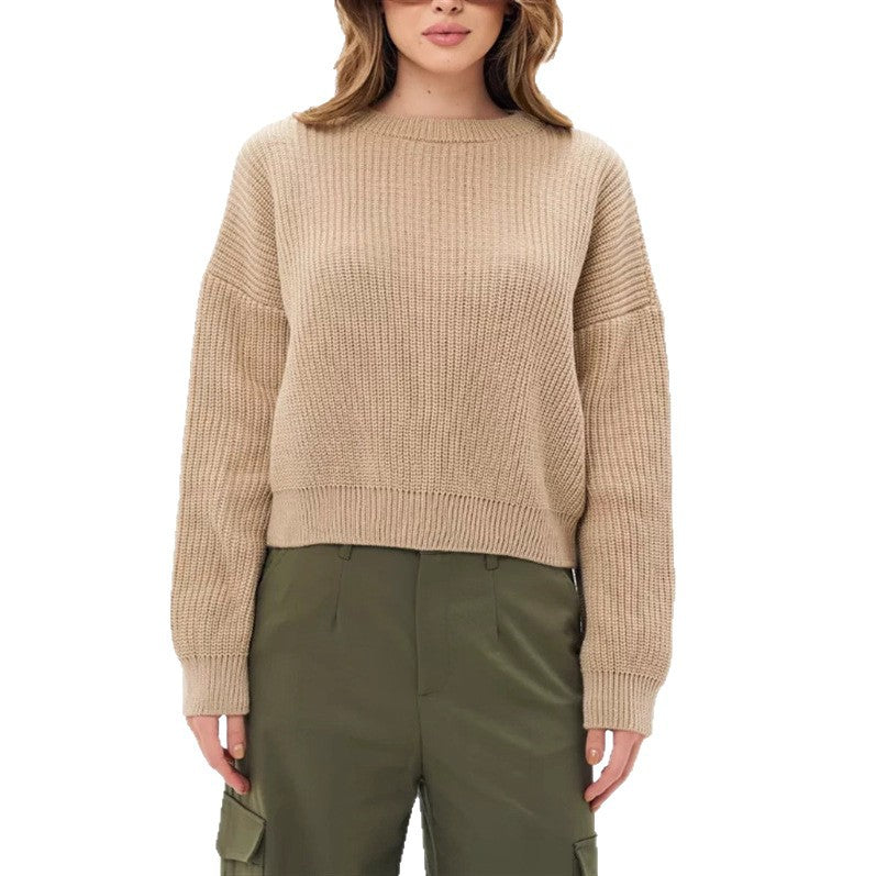Damen lässiger Strickpullover R&B