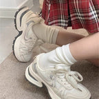 Damen Sportliche Laufschuhe mit atmungsaktiver Mesh-Oberfläche und dämpfender Sohle R&B