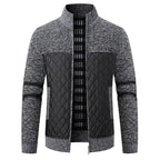 Herren modische Übergangsjacke mit strukturiertem Design und isolierendem Innenfutter