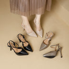 Damen Slingback-Pumps mit modernem Design und schmalem Absatz