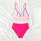 Damen Bikini-Set mit elegantem Wickeldesign und hohem Beinausschnitt R&B