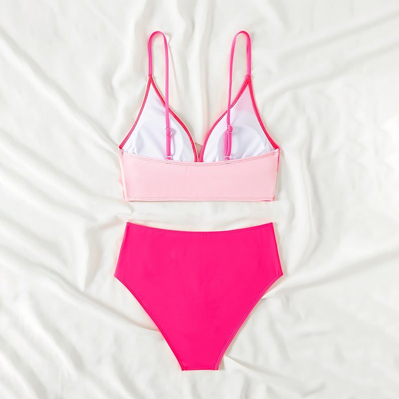 Damen Bikini-Set mit elegantem Wickeldesign und hohem Beinausschnitt R&B
