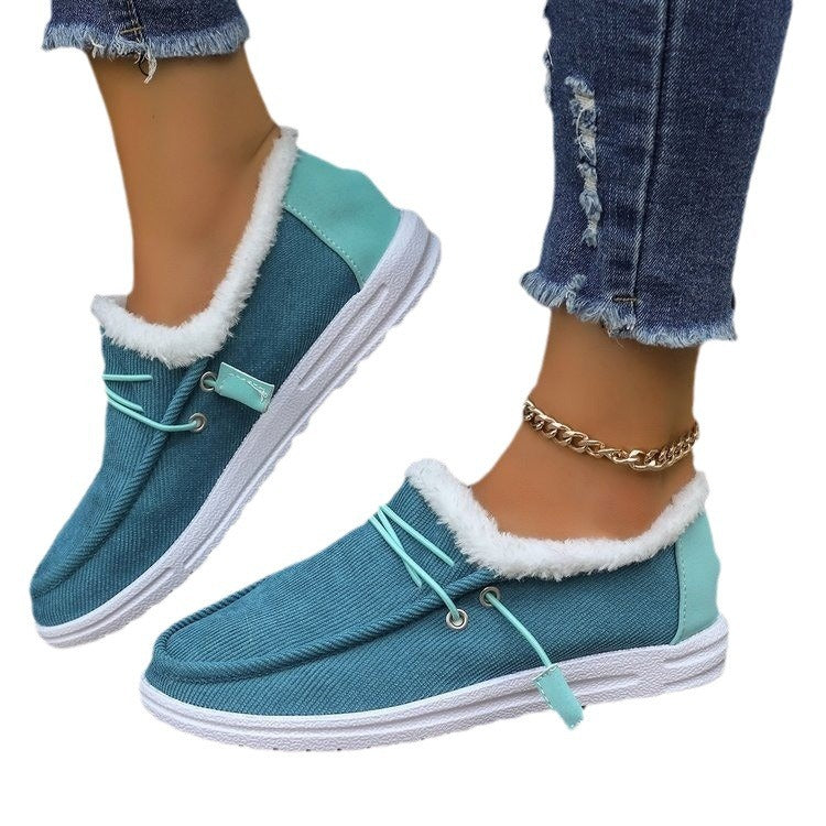 Damen Bequeme Slip-On Clogs mit kuscheligem Innenfutter und flexibler Sohle R&B