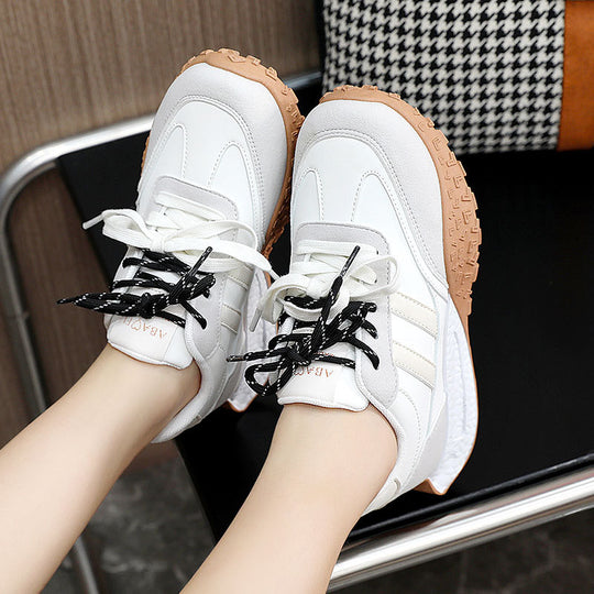 Damen Sportliche Sneakers mit rutschfester Laufsohle und atmungsaktiver Obermaterialstruktur R&B