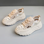 Damen Sneaker mit atmungsaktiven Einsätzen und innovativer Laufsohle R&B