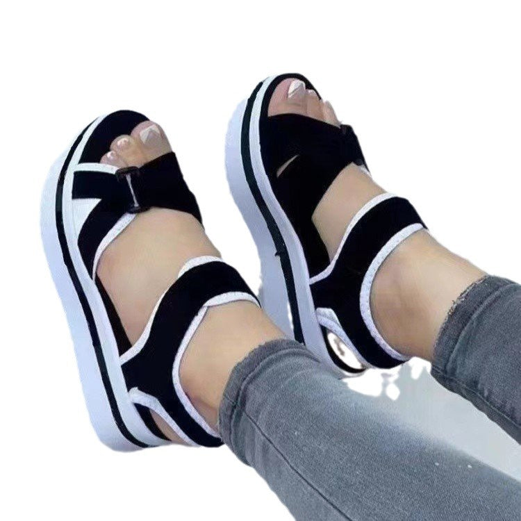 Damen verstellbare Sandalen mit anatomischer Fußbettung und rutschfester Sohle R&B