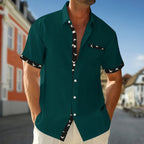 Herren Kurzarmhemd R&B