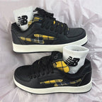 Damen Modische Sneakers mit kariertem Design und gepolsterter Innensohle R&B