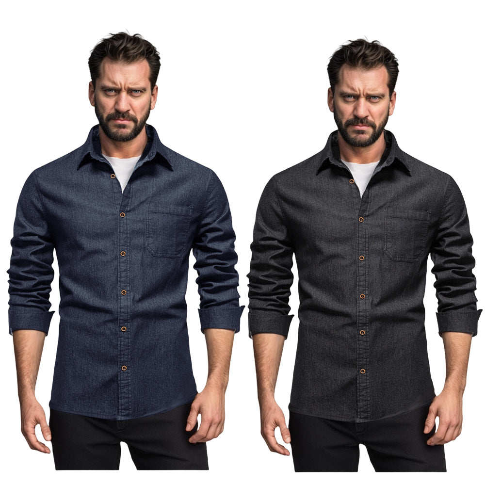 Herren Denim Hemd R&B