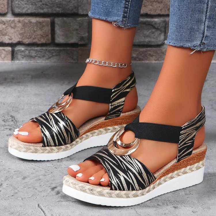 Damen Plateau Sandalen R&B