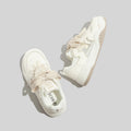 Damen Sneakers mit kreativem Schnürsystem und atmungsaktivem Mesh-Obermaterial