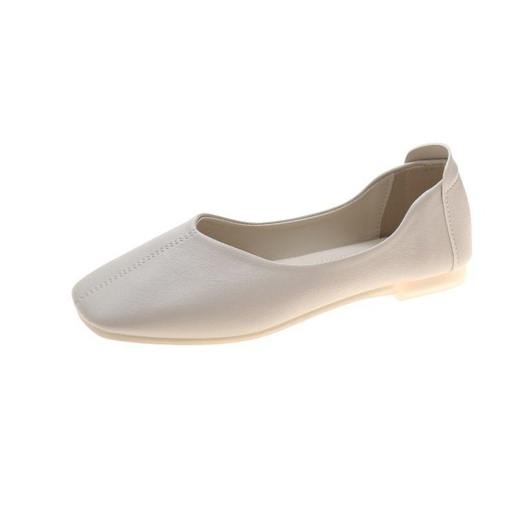 Damen elegante Ballerinas mit geschwungenem Schnitt und flexiblem Fußbett R&B